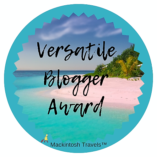 Versatile Blogger Award Recipient