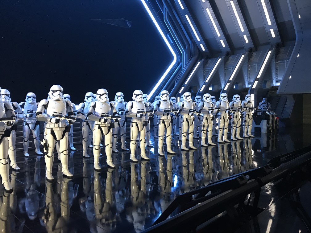 storm troopers inside rise of the resistance