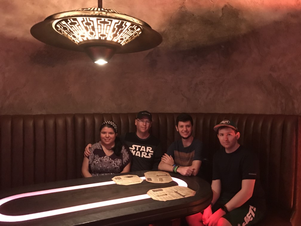 our family in the cantina