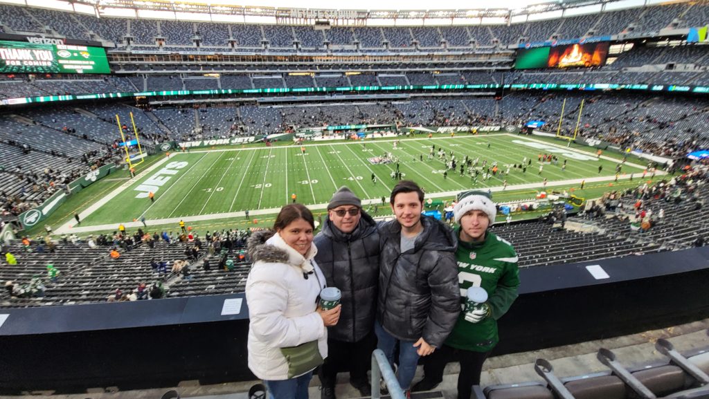 NY Jets football game in NJ