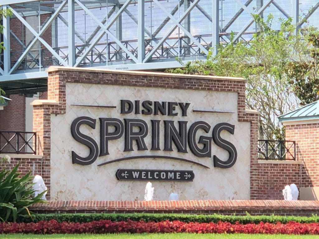 Sign of Disney Springs