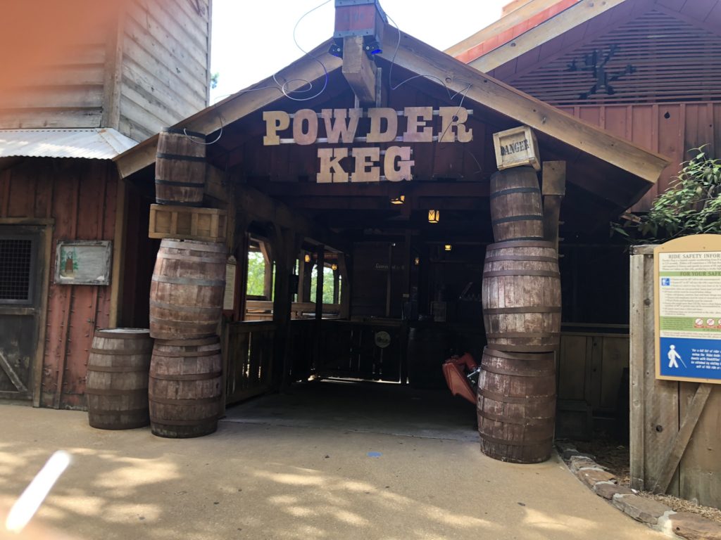 Powder Keg ride at Silver Dollar City theme park