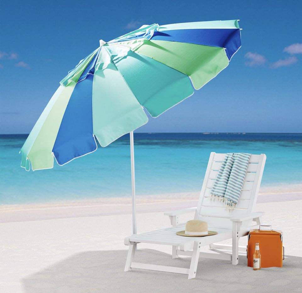beach umbrella for beach vacation packing list