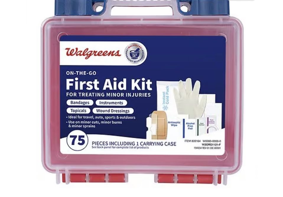 first aid kit for beach vacation packing list
