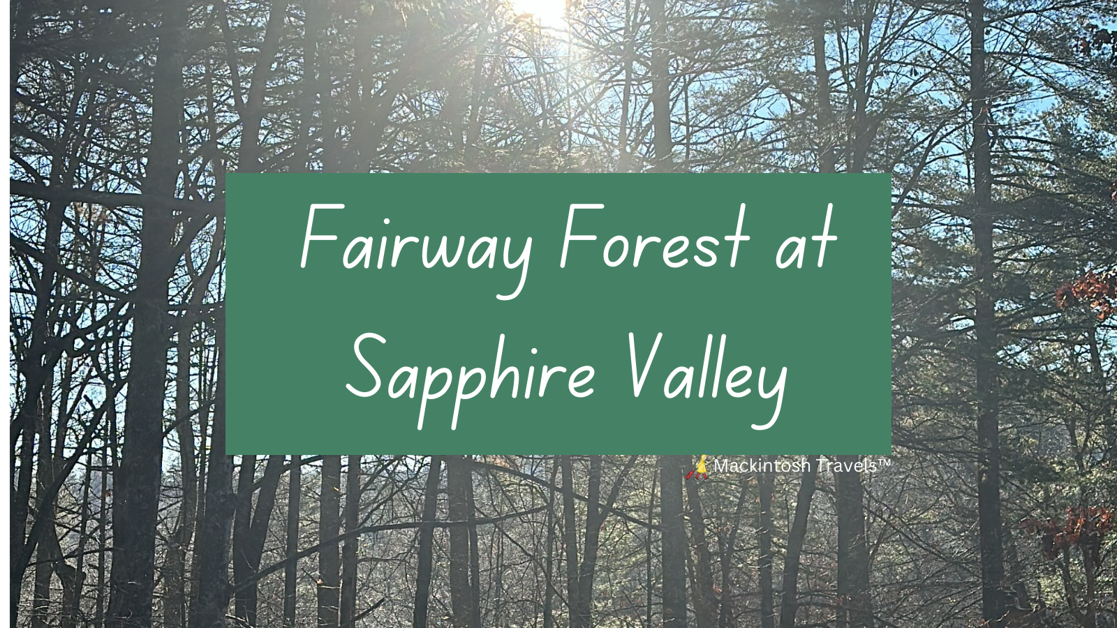 Fairway Forest at Sapphire Valley