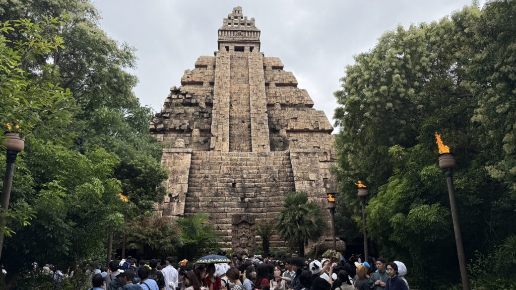 Indiana Jones temple at Tokyo DisneySea