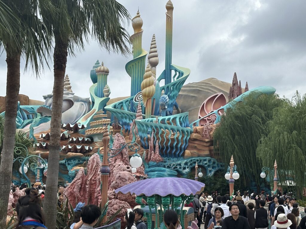Daytime view of Mermaid Lagoon at Tokyo DisneySea