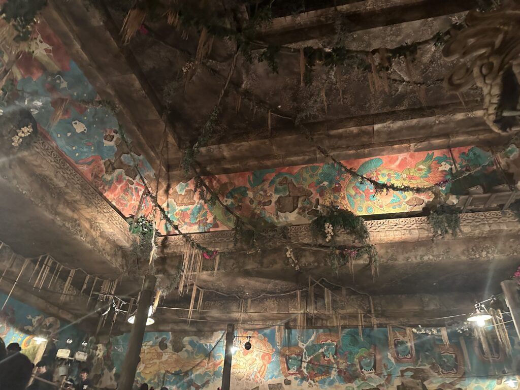 Indoors of Indiana Jones at Tokyo DisneySea