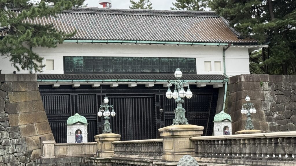 guards at entrance of Imperial Palace