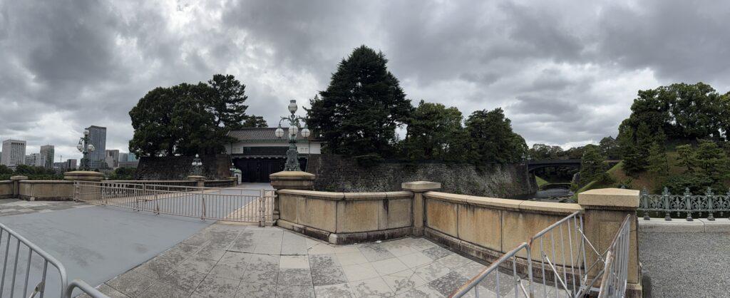 other view of gate entrance