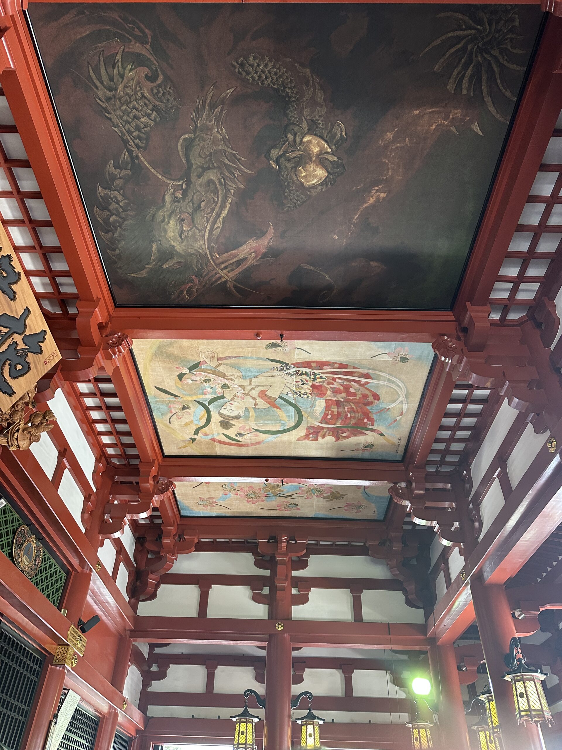 ceiling of temple