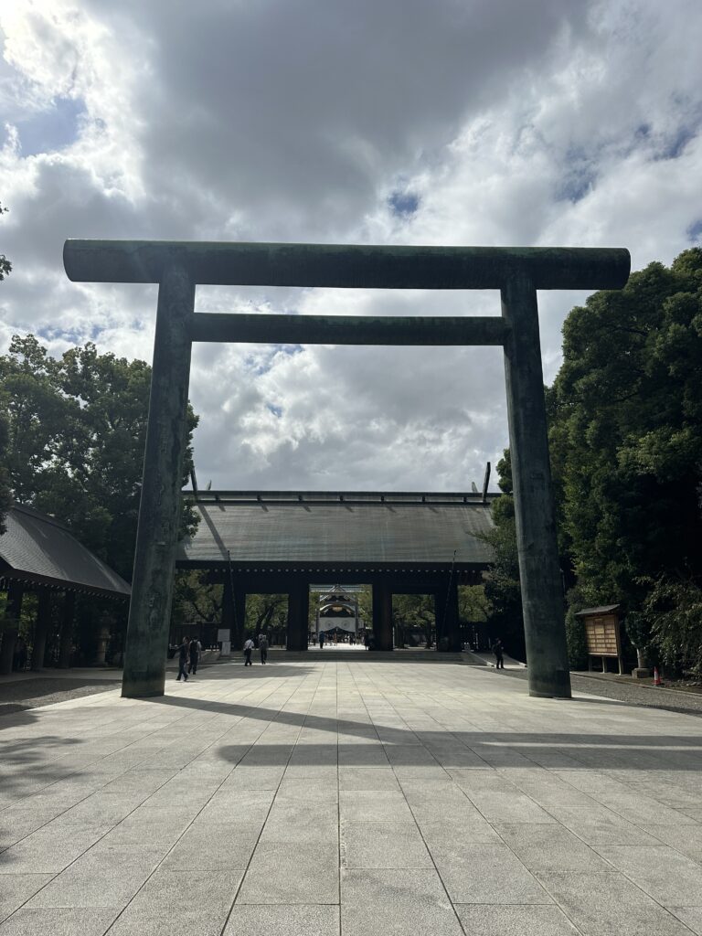 Torii Gat at Yasukuni Jinja Shrine