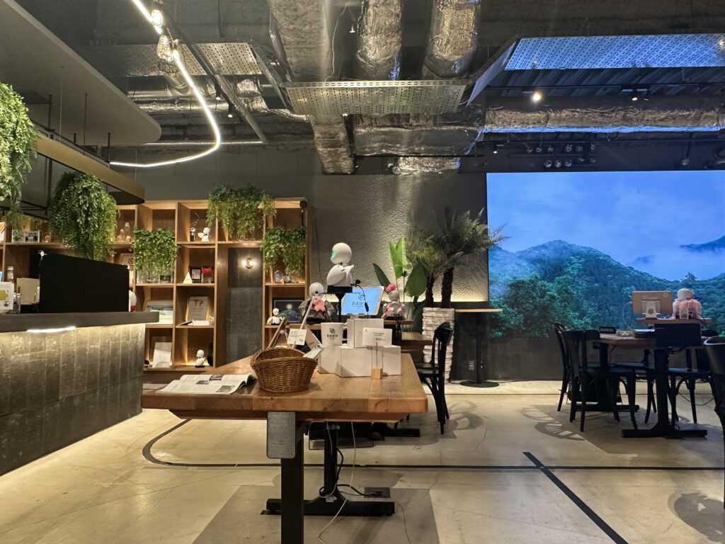 inside decor of cafe