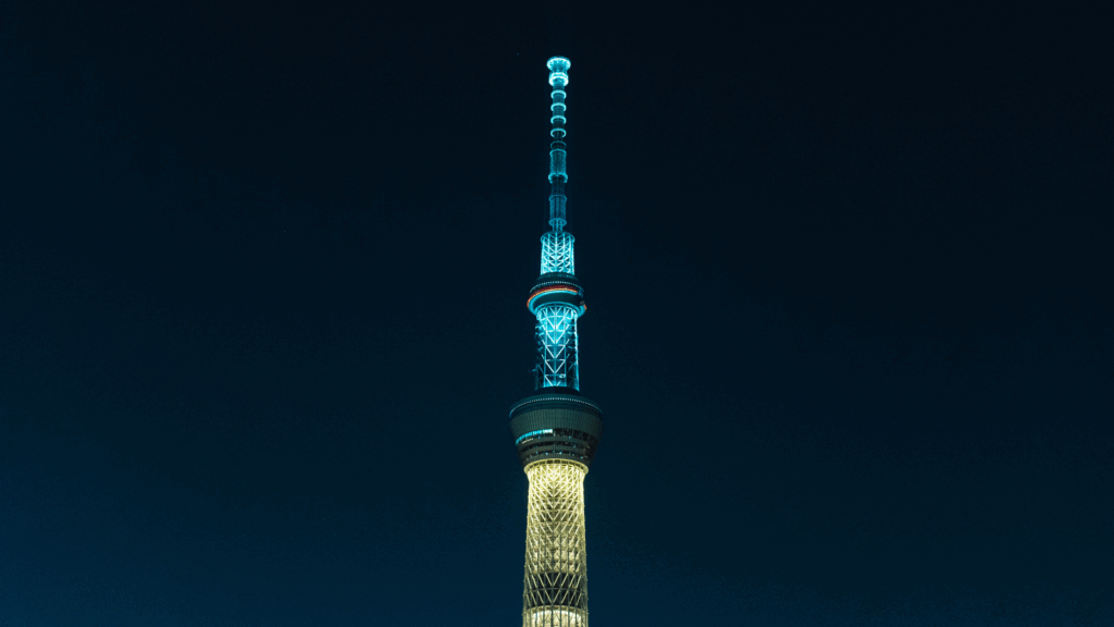 Tokyo Skytree at night