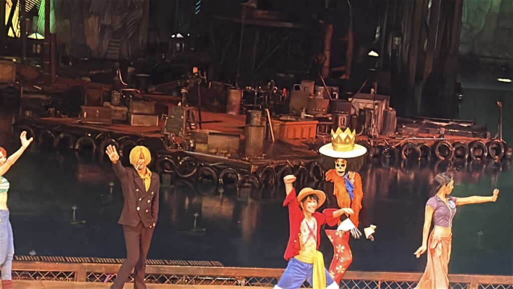 One Piece show at Universal Studios Japan