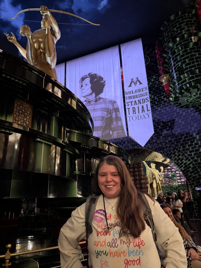 Cynthia at Wizarding World