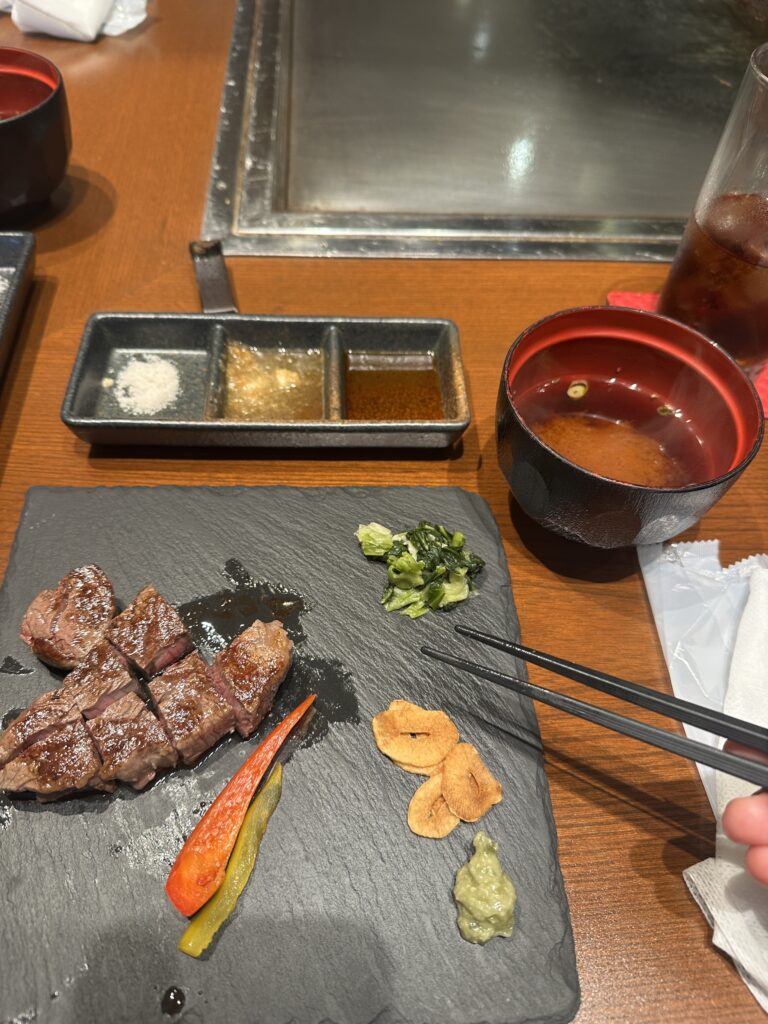Hiroshima and dinner